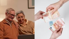 na snimke je dochodok, dochodci, penzia