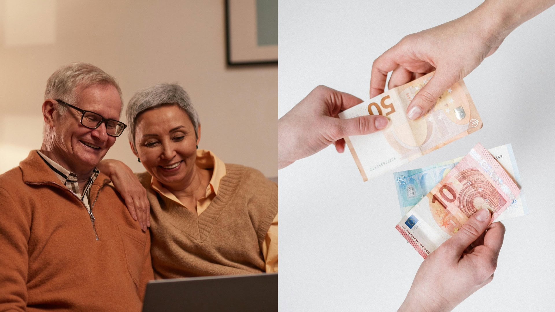 na snimke je dochodok, dochodci, penzia