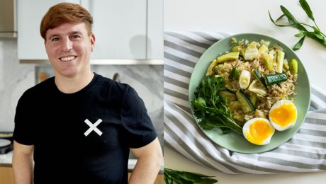 na snimke je salat, notco,