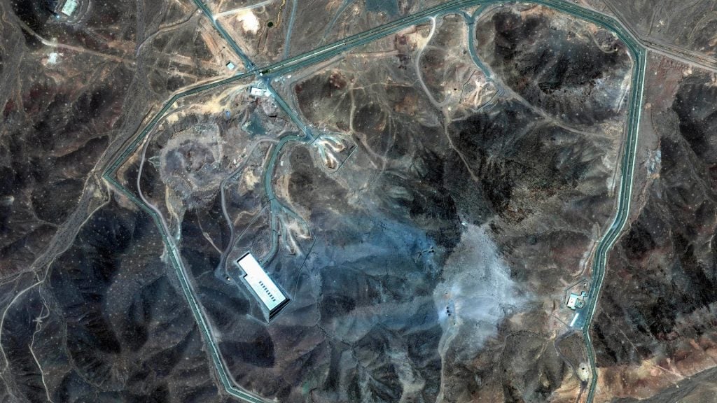 Materiálne škody po útoku americkej armády na jadrové zariadenie vo Fordow