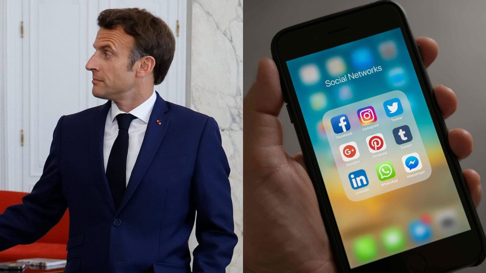 Emmanuel Macron, sociálne siete
