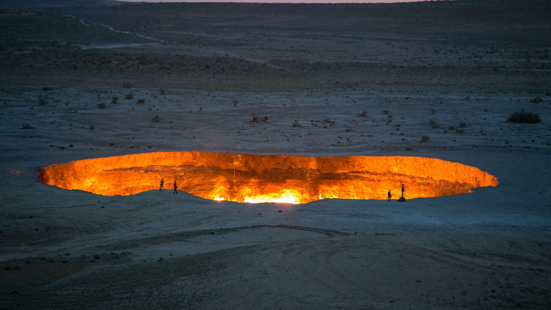 brána do pekla, Turkmenistan Zdroj: Canva