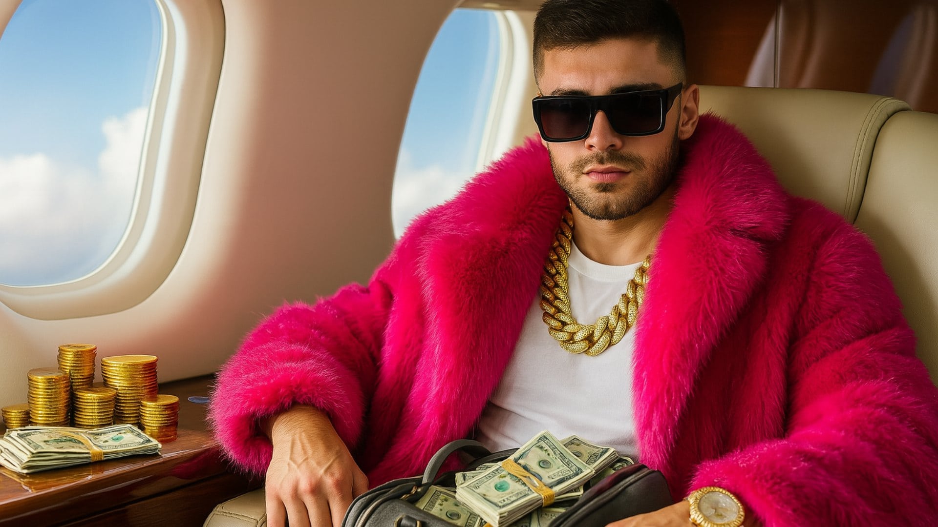 investovanie, muž, peniaze, privat jet