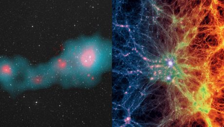 Shapleyho superklaster, Simulácia vesmírnej siete