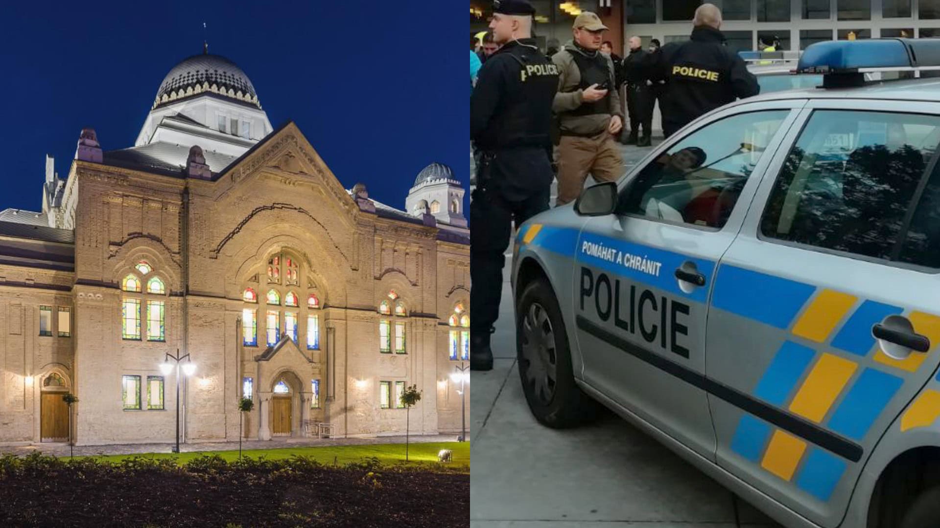 synagóga, česká polícia