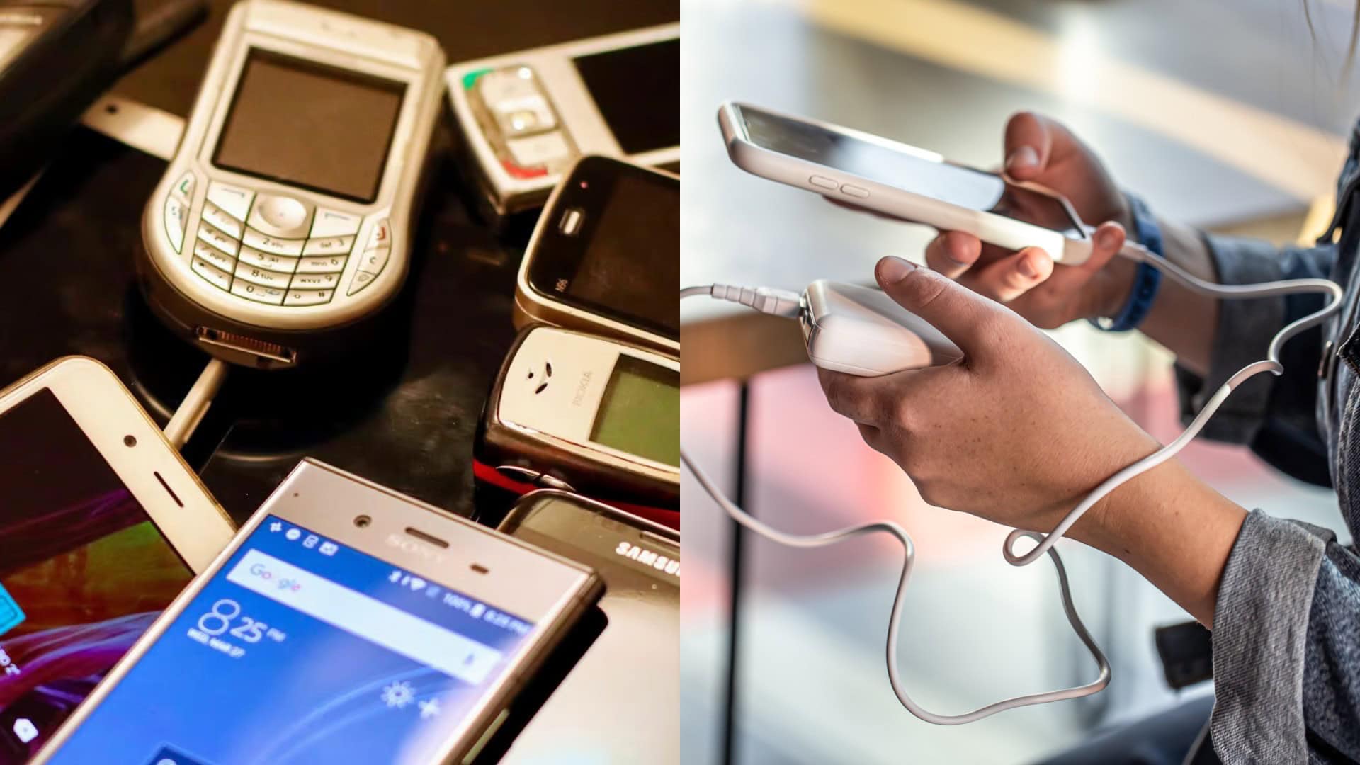 telefóny, nabíjanie