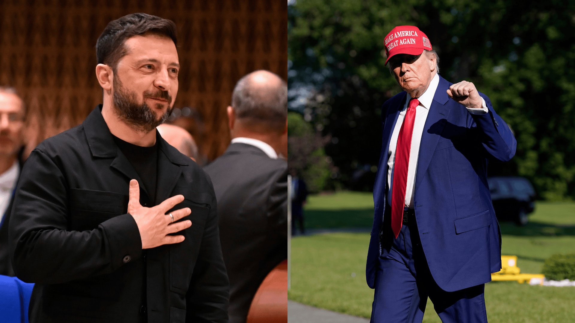 Zelenskyj, Trump