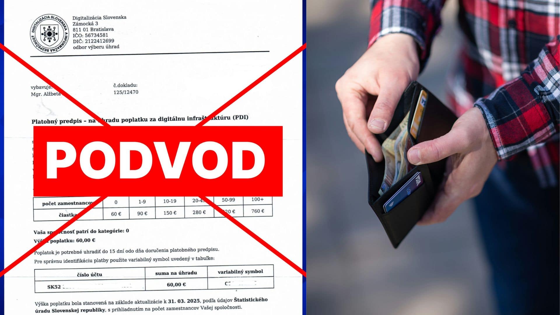 Screenshot FB, peniaze a peňaženka