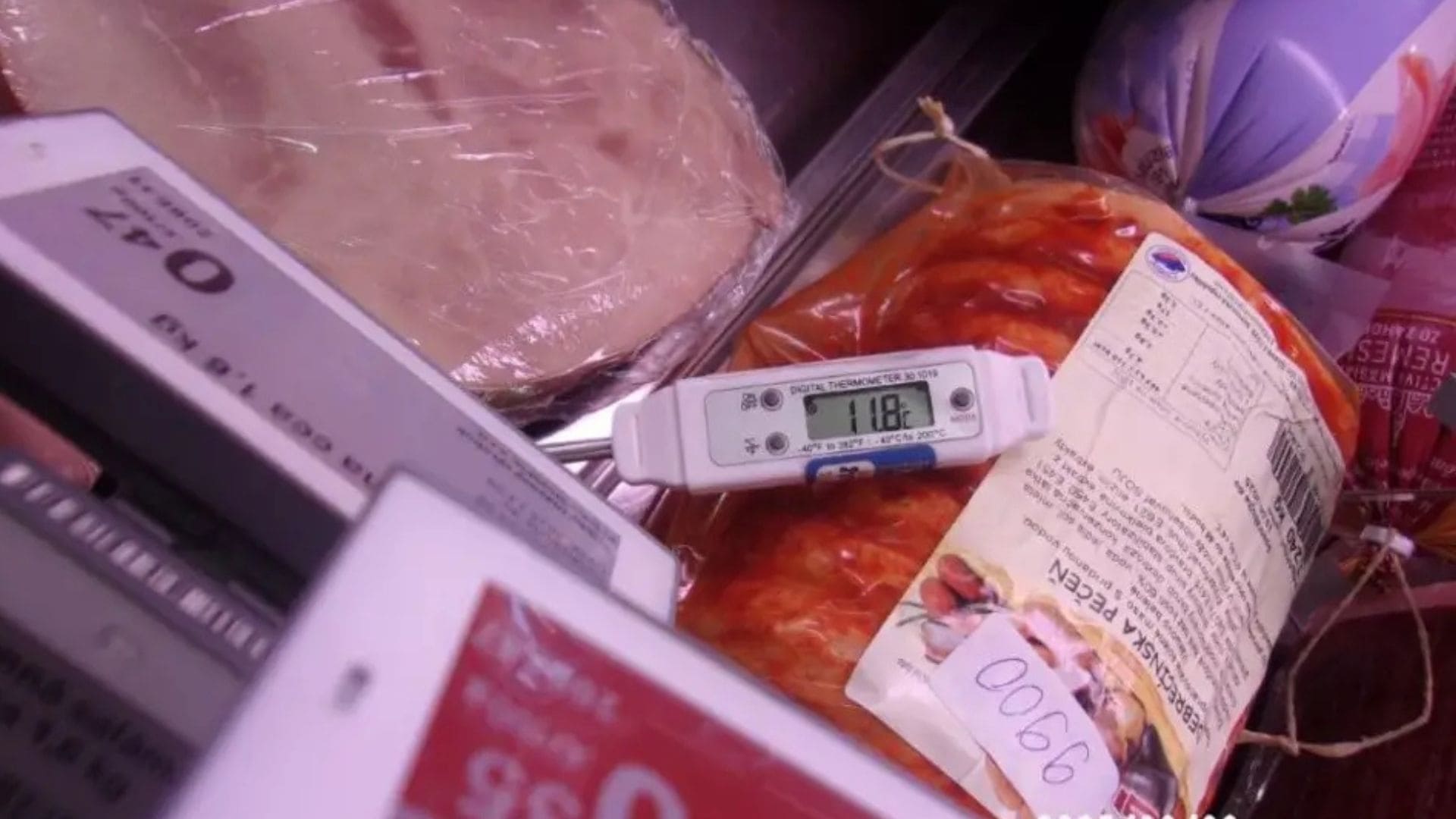 Skladovanie mäsových výrobkov pri nevyhovujúcej teplote