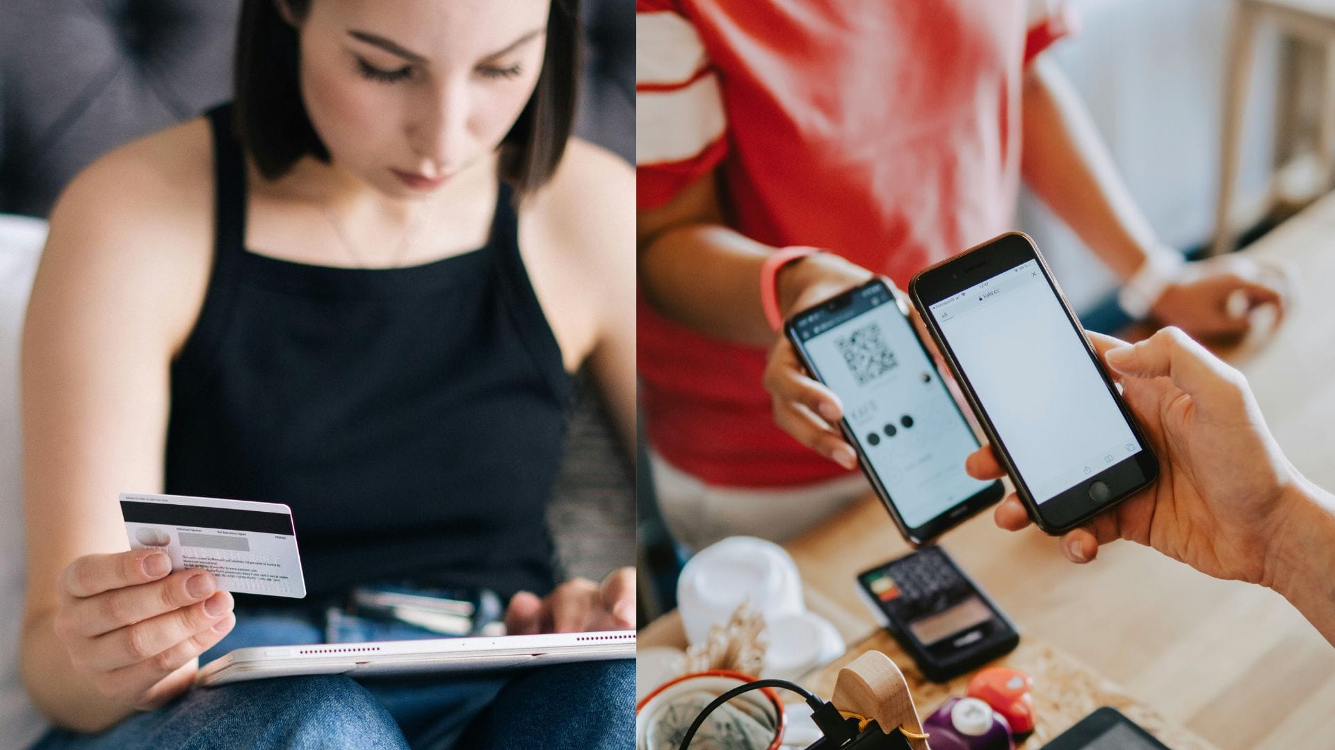 Ľudia platiaci kartou