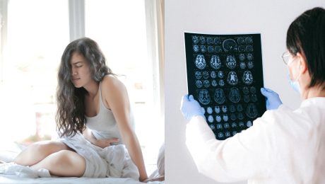 na snimke je pms, menstruacia