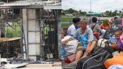 Na snímke stiuácia v Kambodži a v Thajsku.