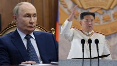 Putin a Kim Čong-un