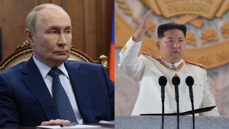 Putin a Kim Čong-un