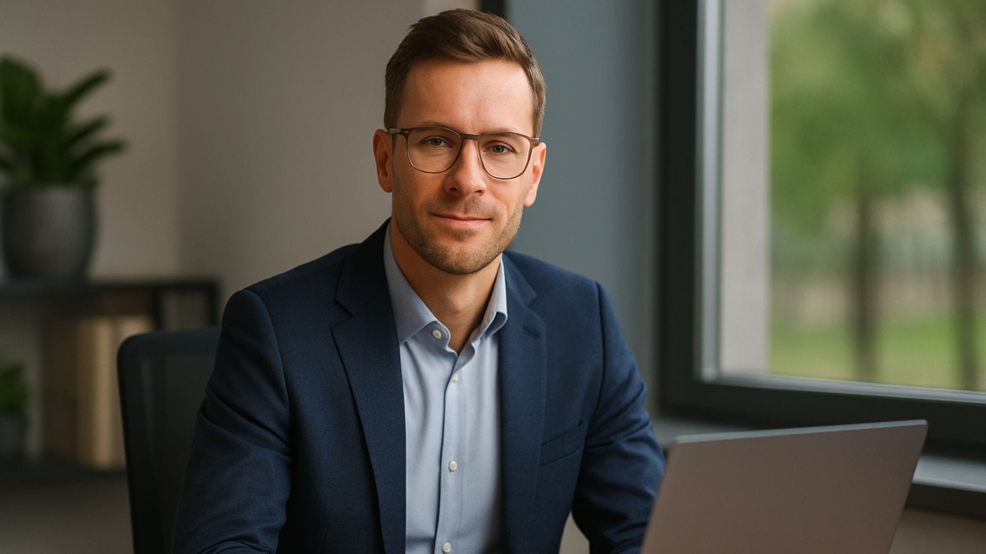 muž za počítačom