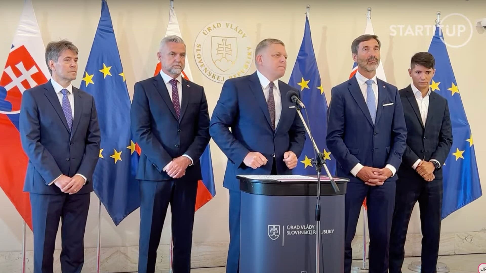 tlačová konferencia z Úradu vlády