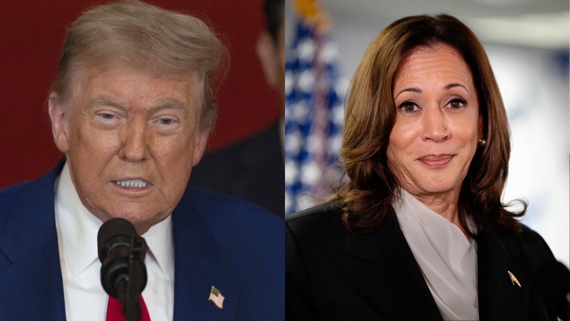 Trump, Kamala Harris