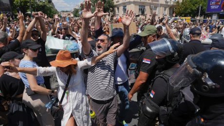 srbsko, protesty