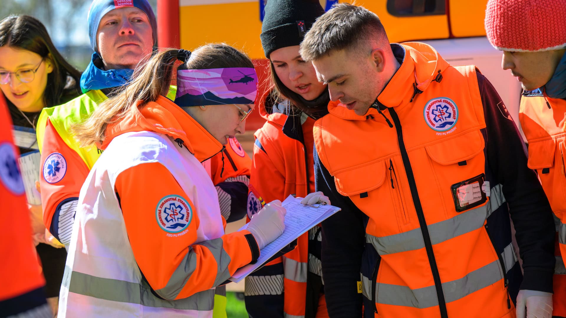 Ukážky taktického cvičenia študentov