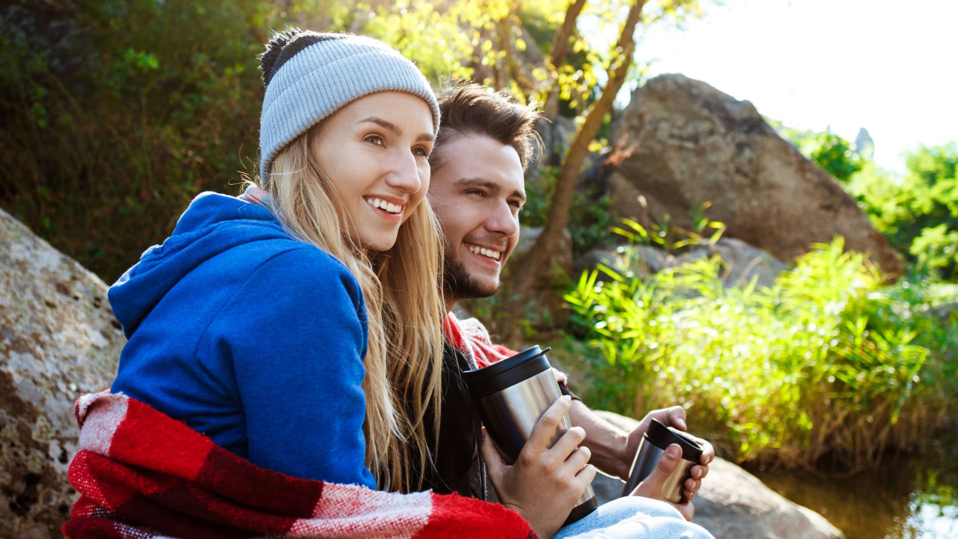 turisti, žena, muž