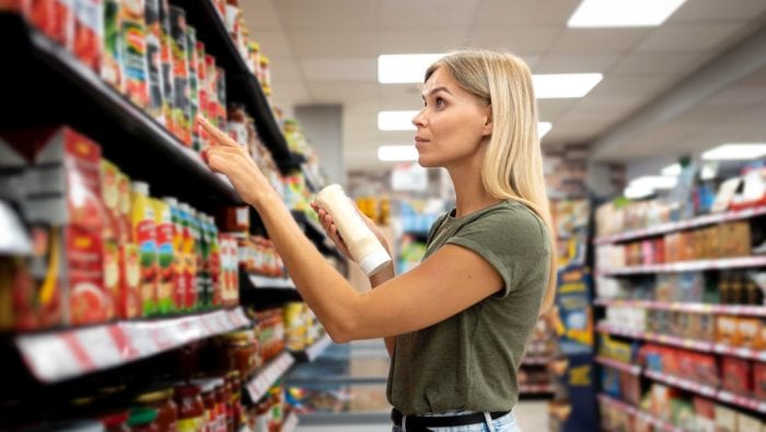 nakupovanie, žena, obchod