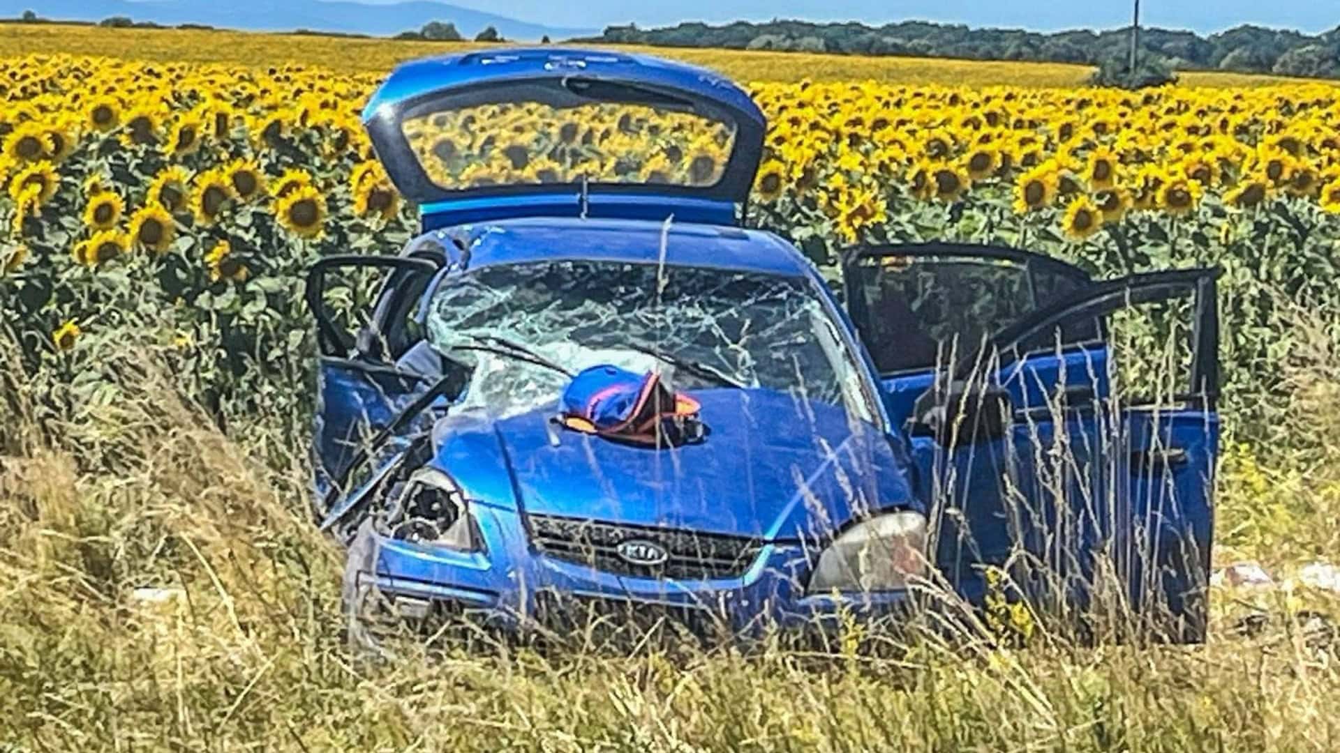 Nehoda pri obci Pavlovce nad Uhom