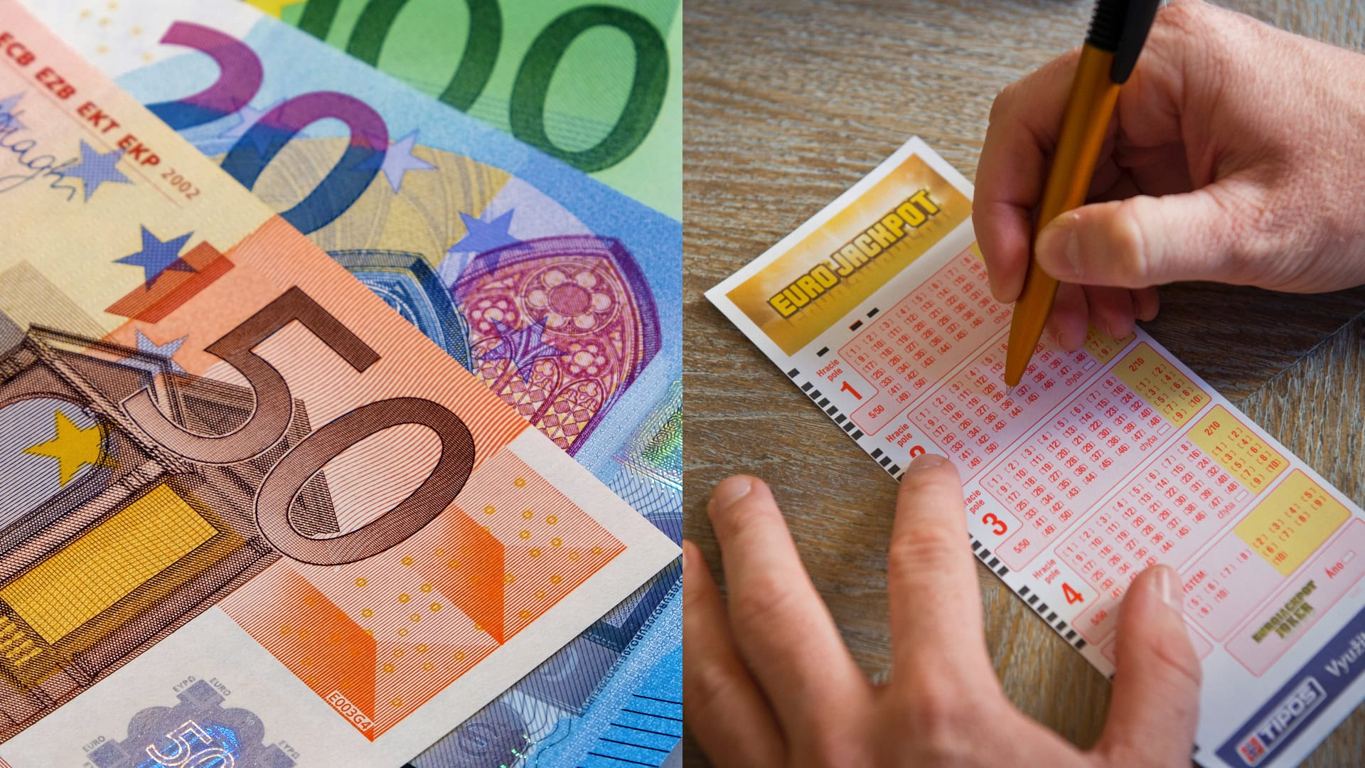 výhra, jackpot, lotto