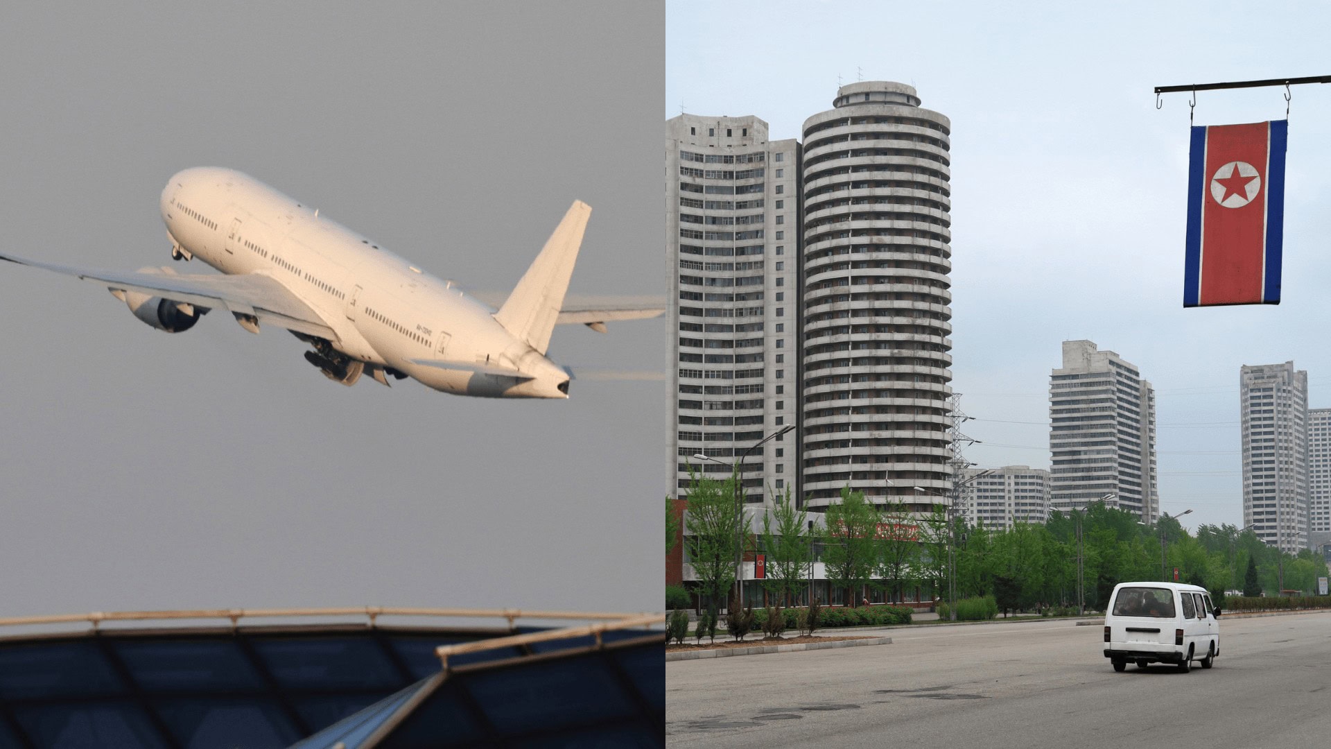 Severná Kórea, letisko, lietadlo