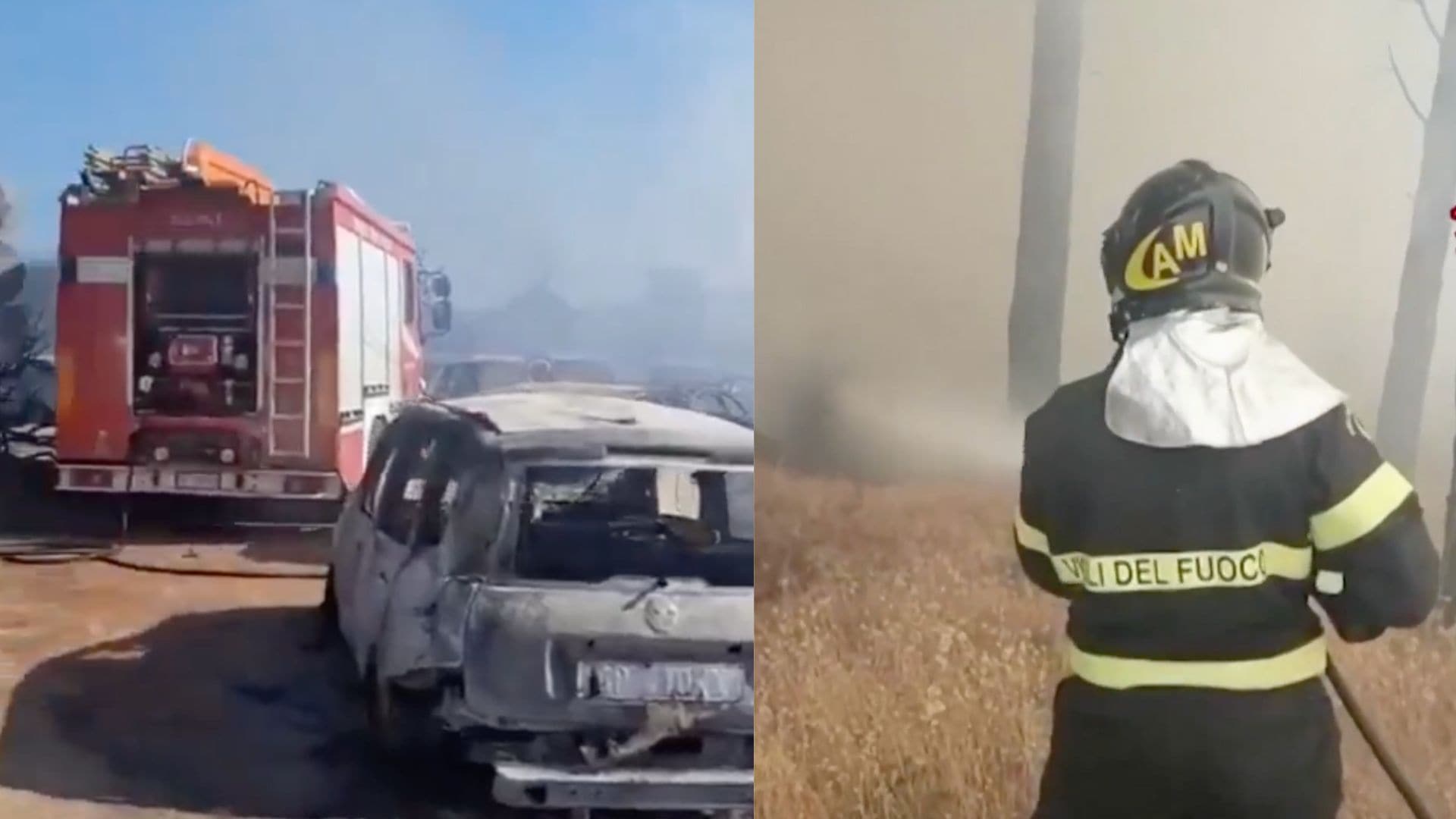 Sardínia v plameňoch