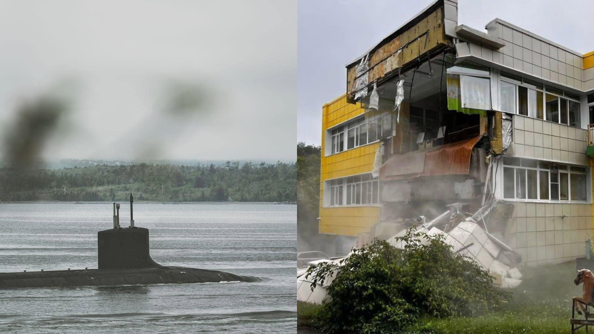 zemetrasenie Kamčatka, jadroé ponorky