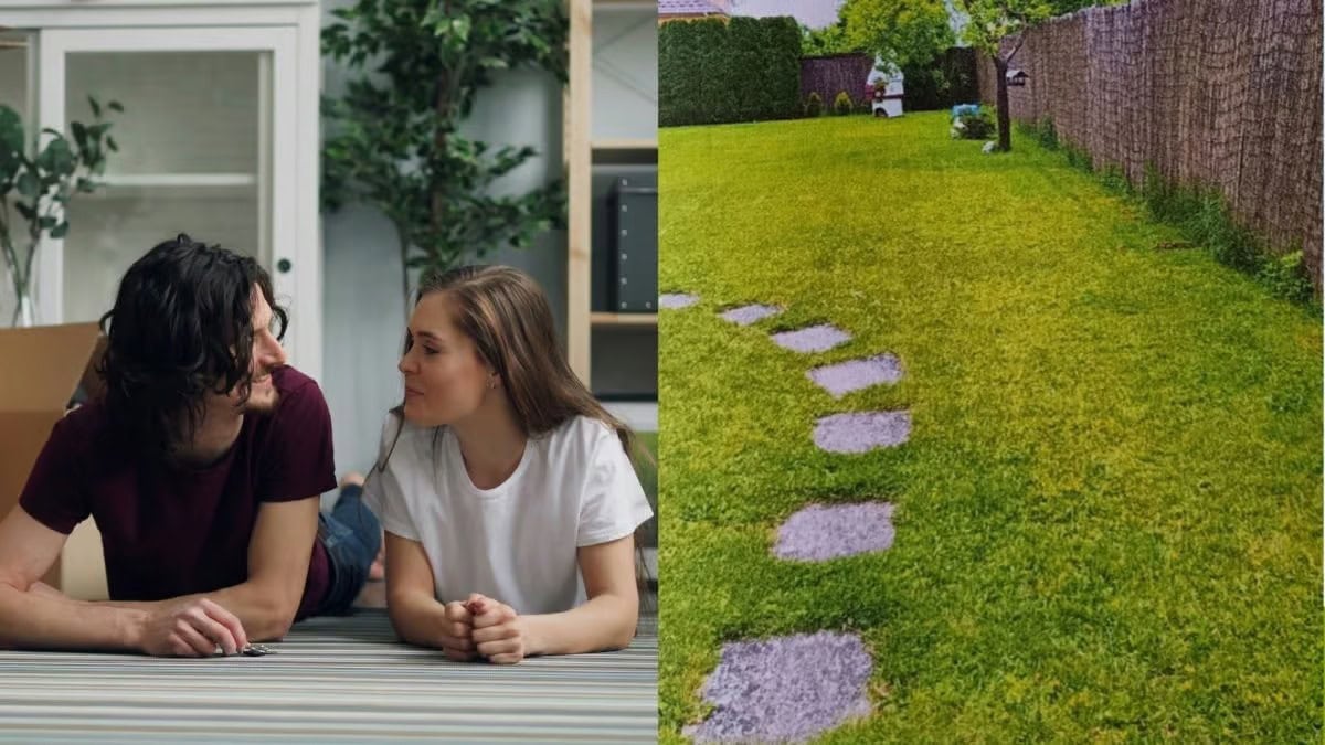 muž a žena, pozemok