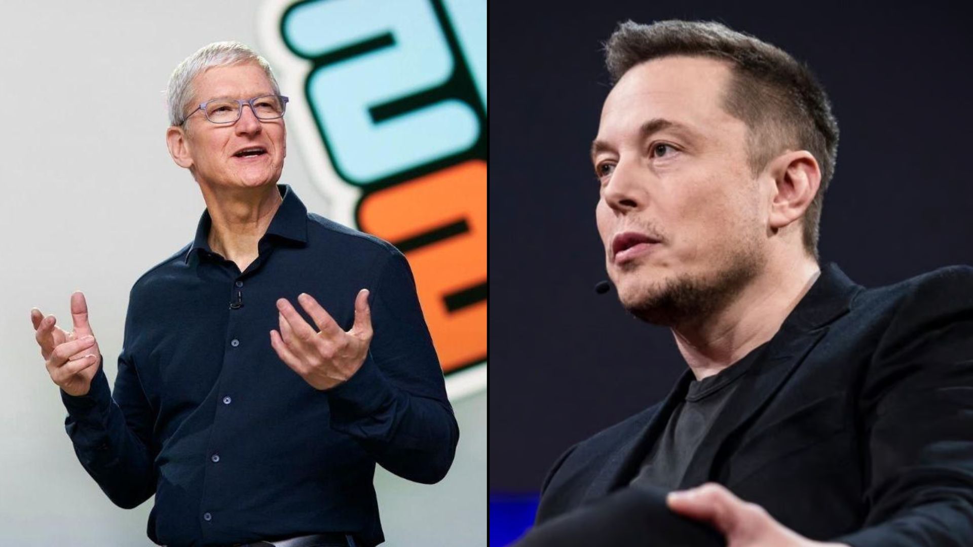 Tim Cook a Elon Musk