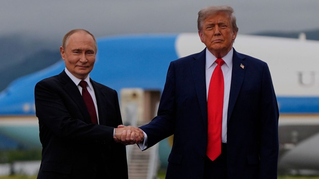 Vladimir Putin a Donald Trump