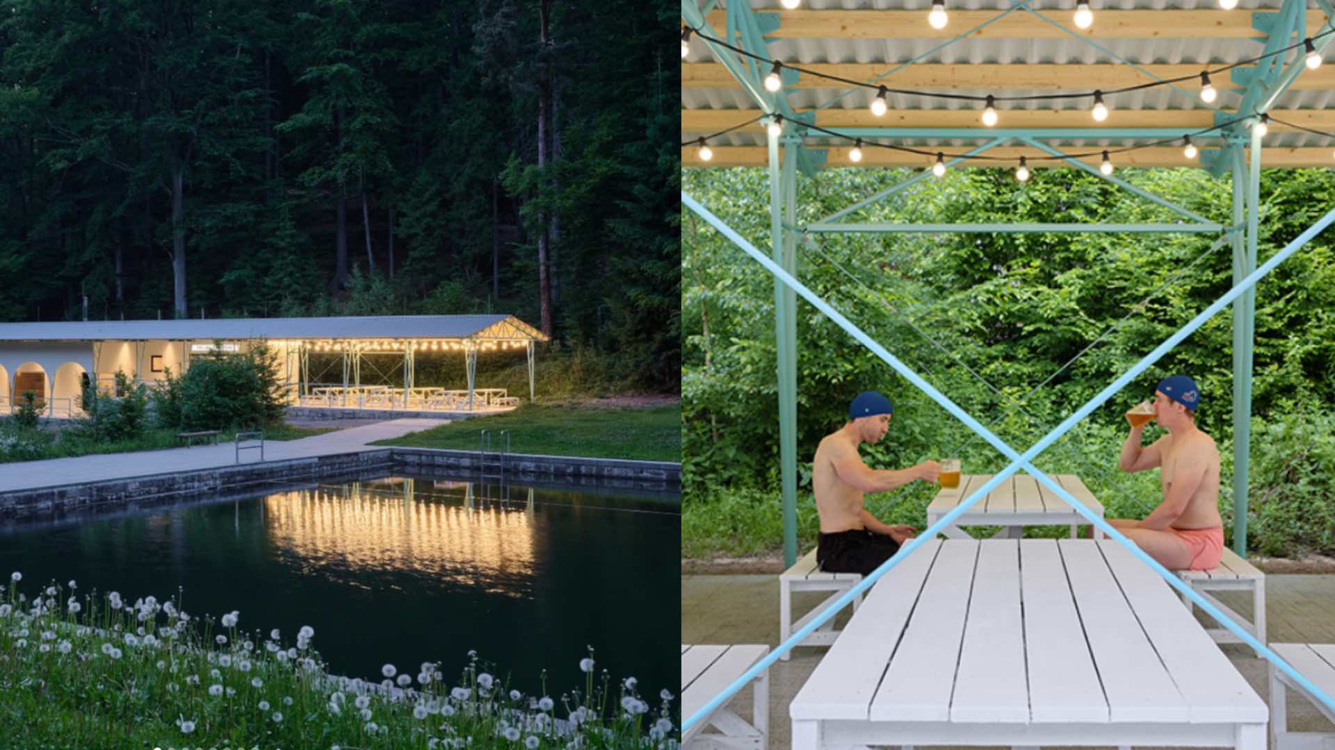 na snimke je lesne kupalisko