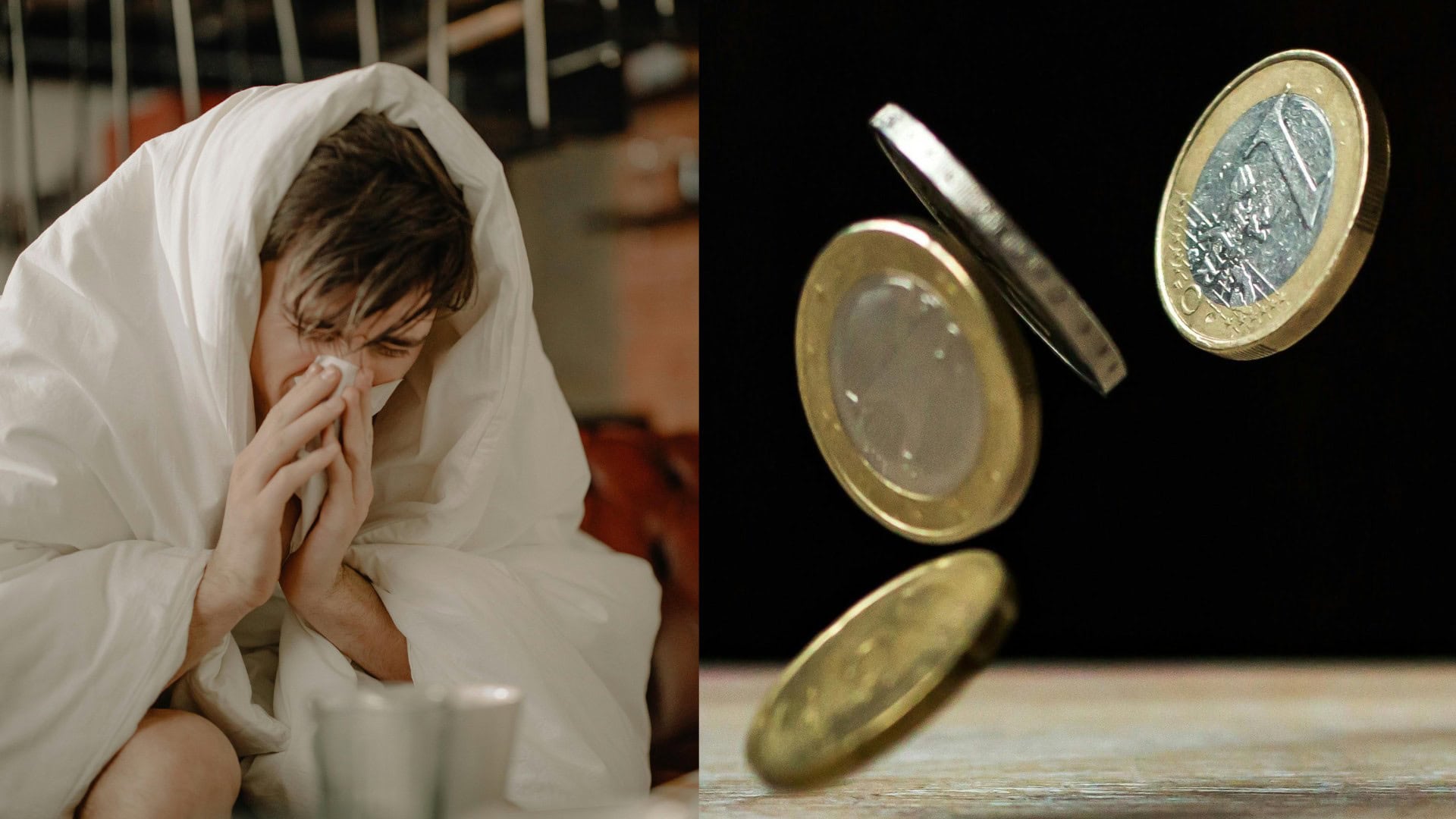 na snimke je nemocenska davka, peenka