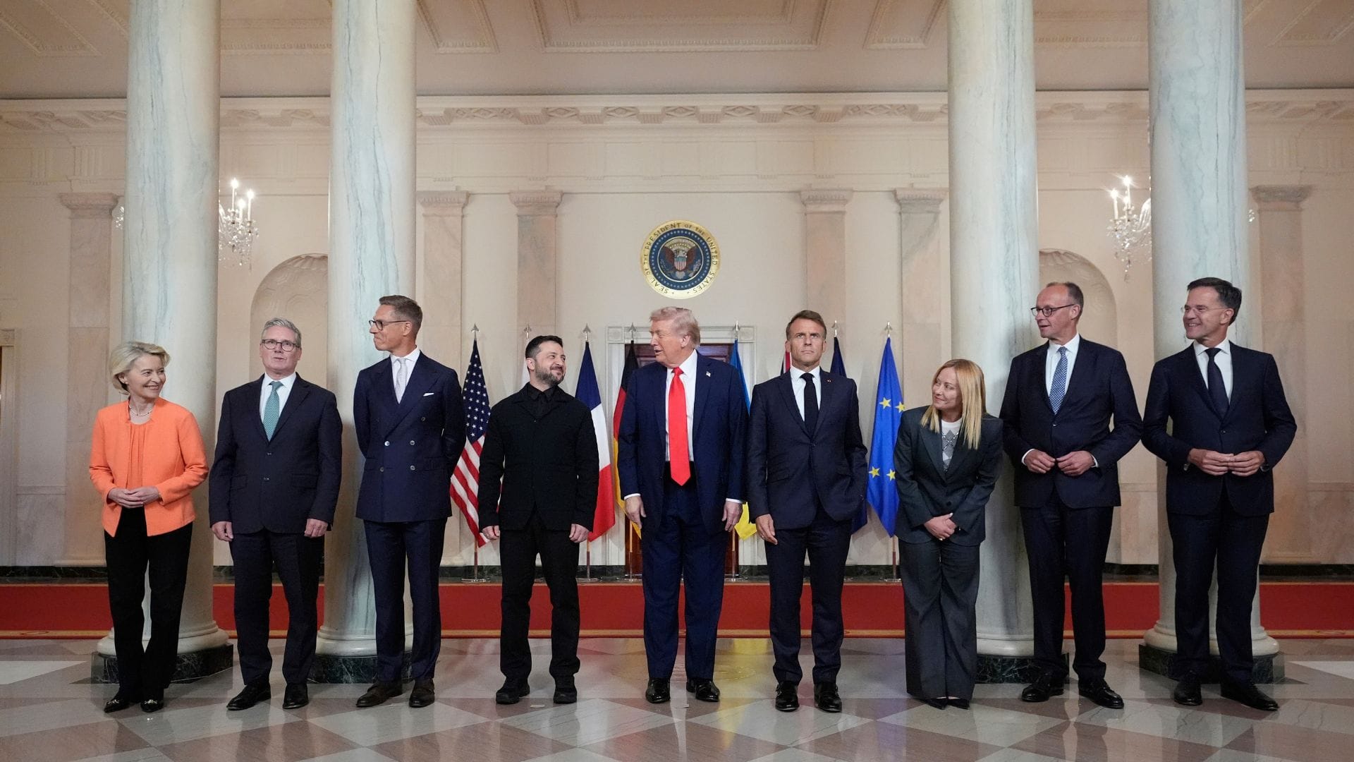 Predstavitelia EÚ a NATO a Trump