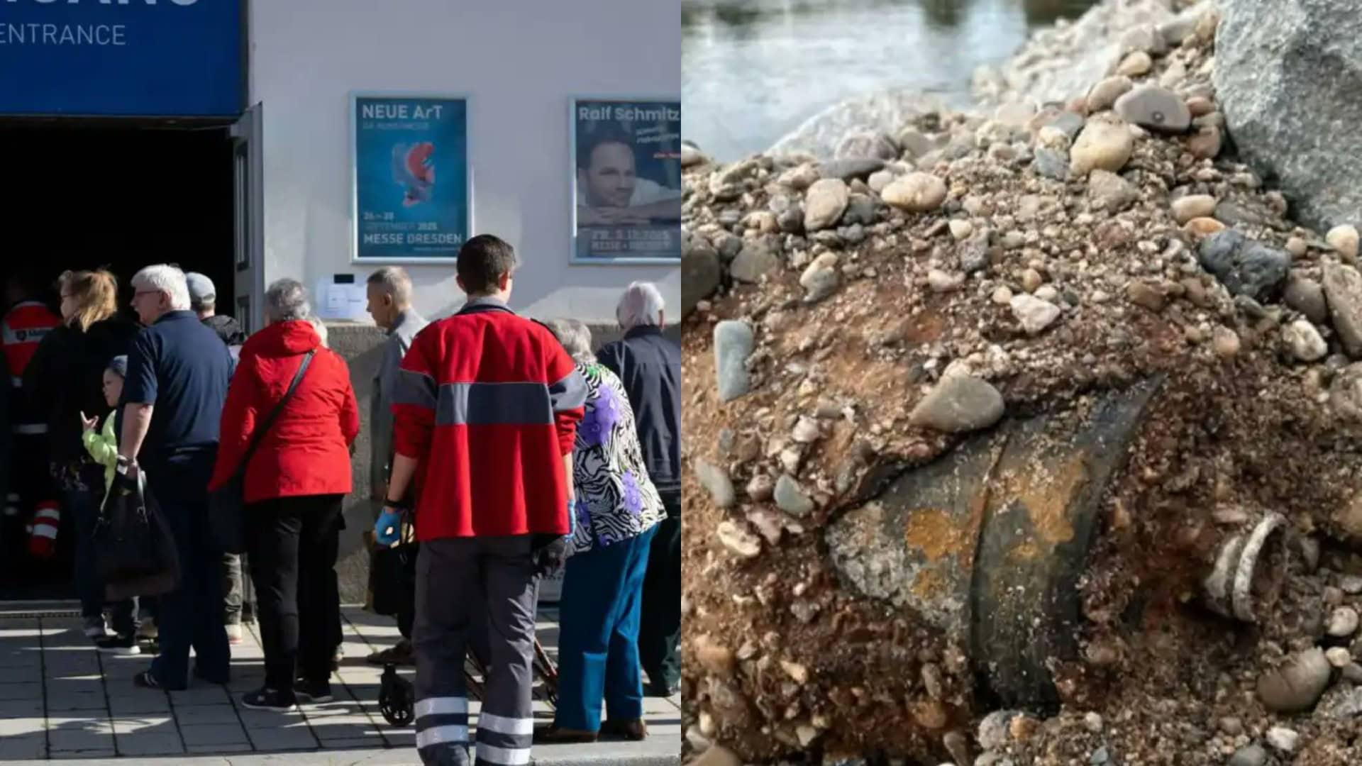 evakuácia Drážďany