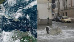 hurikán Erin, záplavy Taliansko