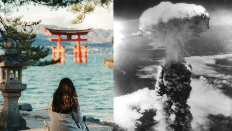 na snimke je hirosima, atomovy hrib