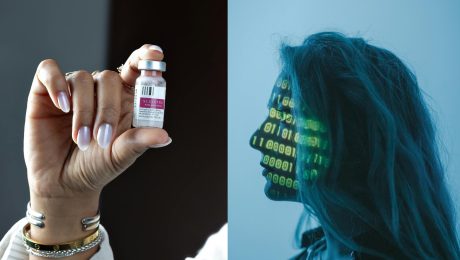 na snimke je ai, vakcina, robot, medicina