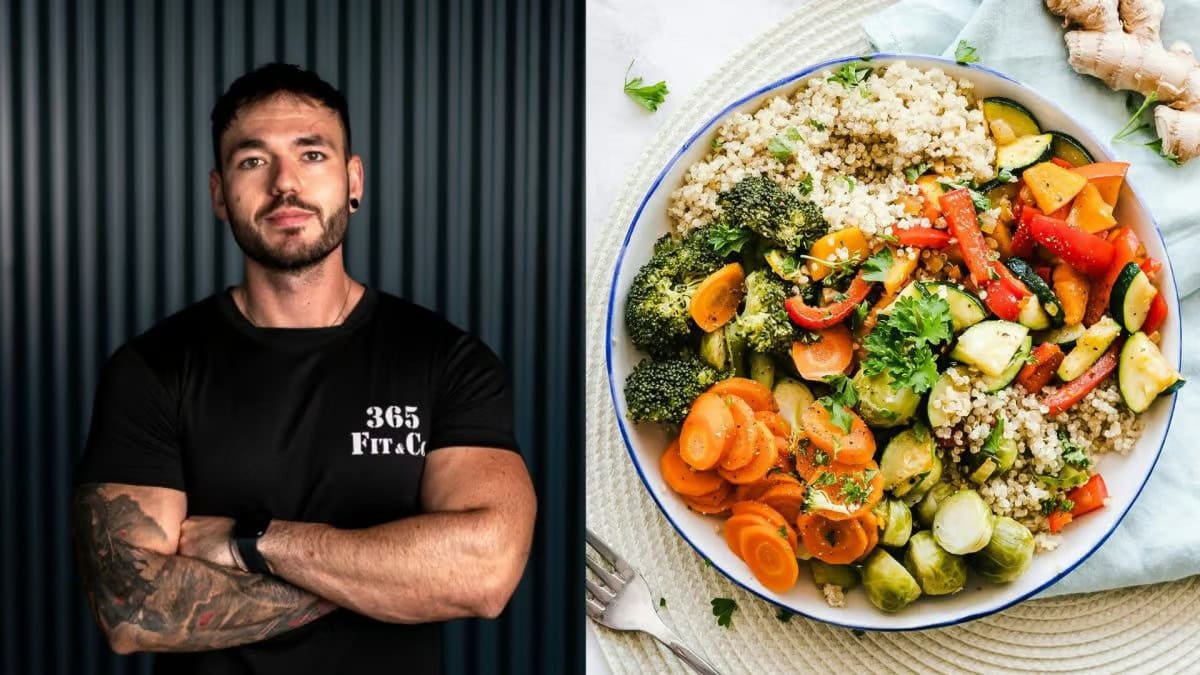 na snimke je matej madar, trener, cvicenie