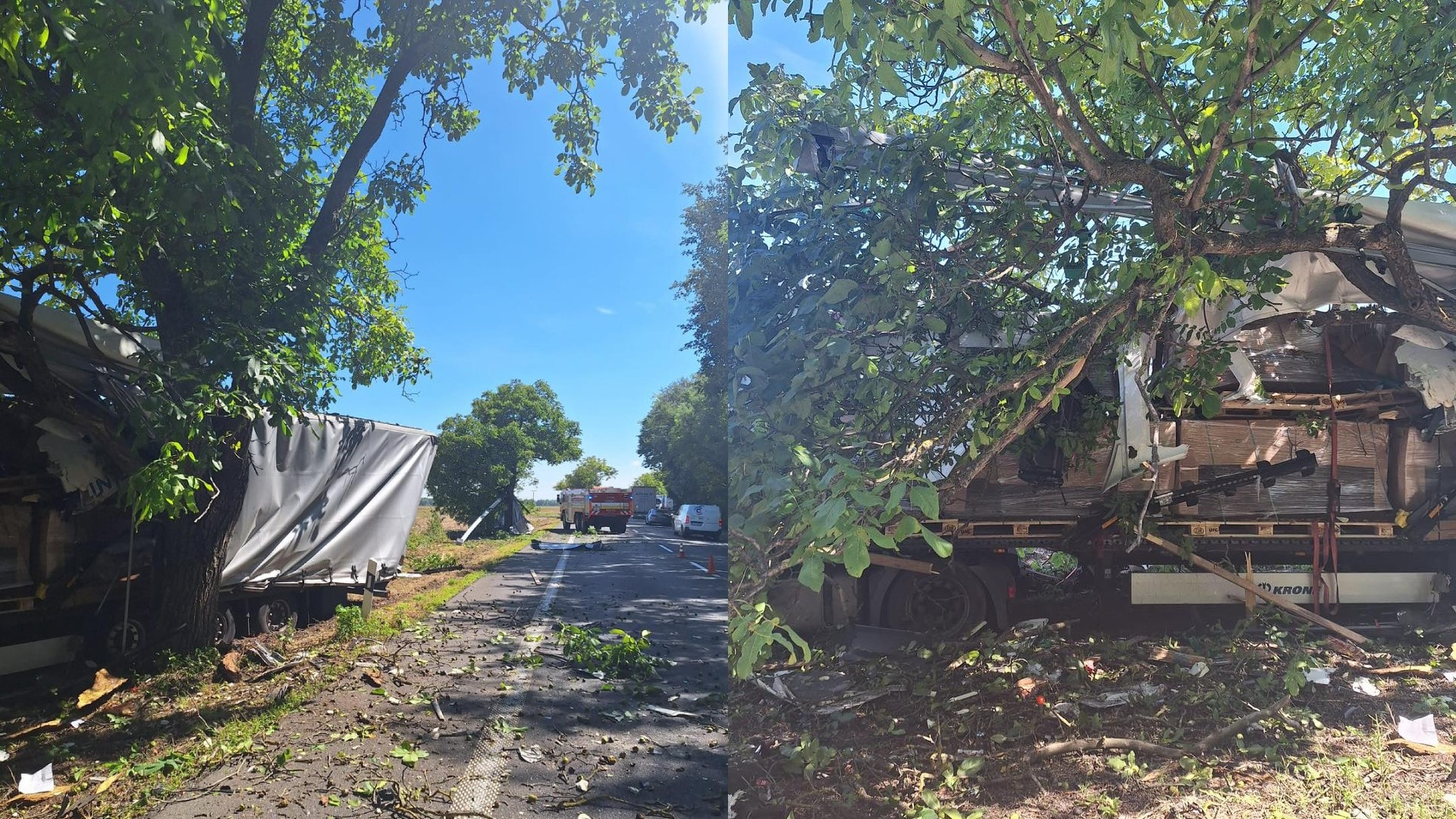 nehoda kamiónu, Dolný Bar