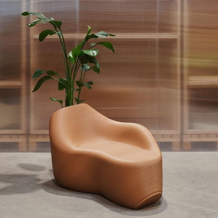 sedačka z 3D tlačiarne