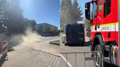 únik plynu v Prahe, českí hasiči