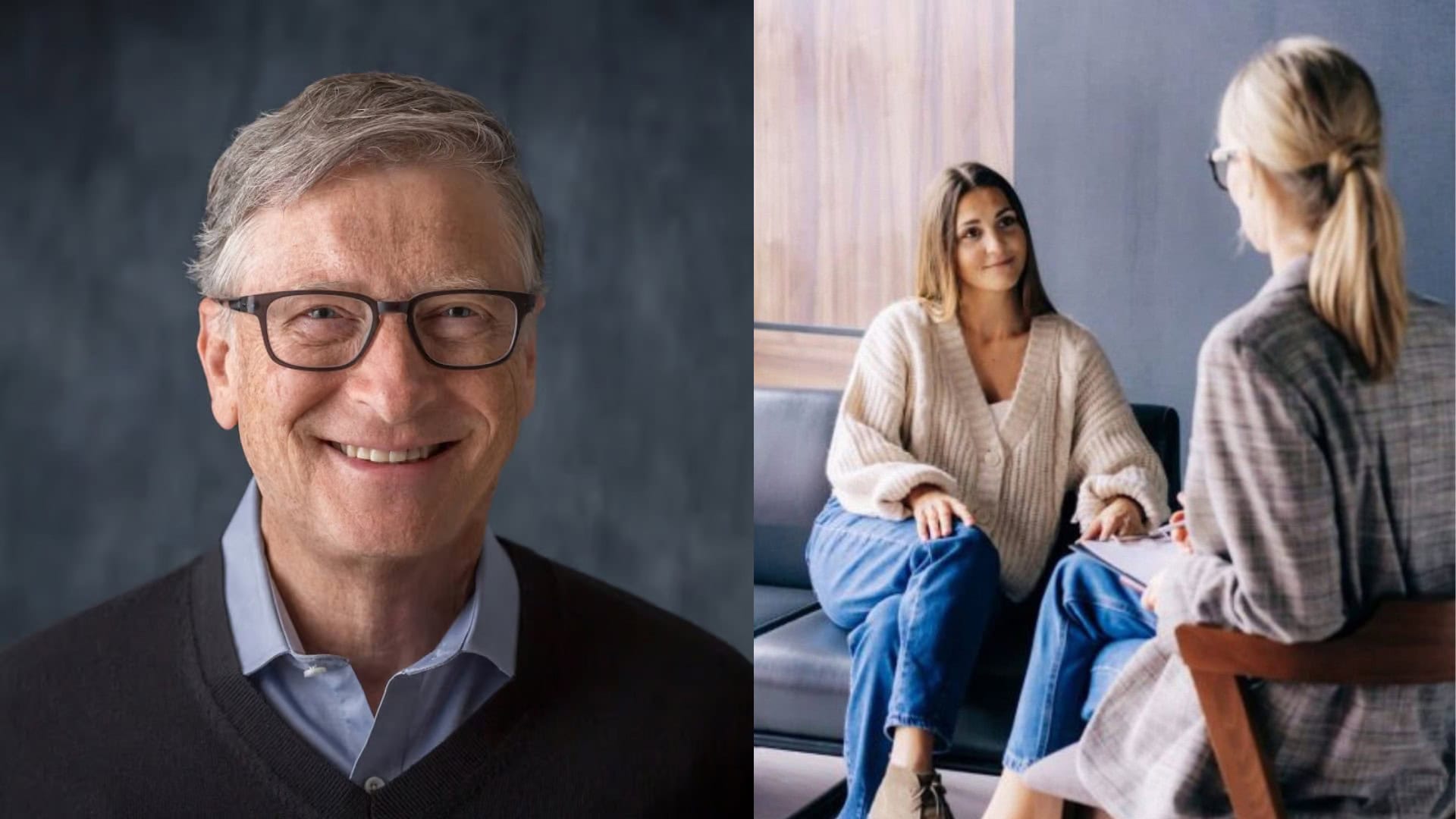 Bill Gates, žena u terapeuta