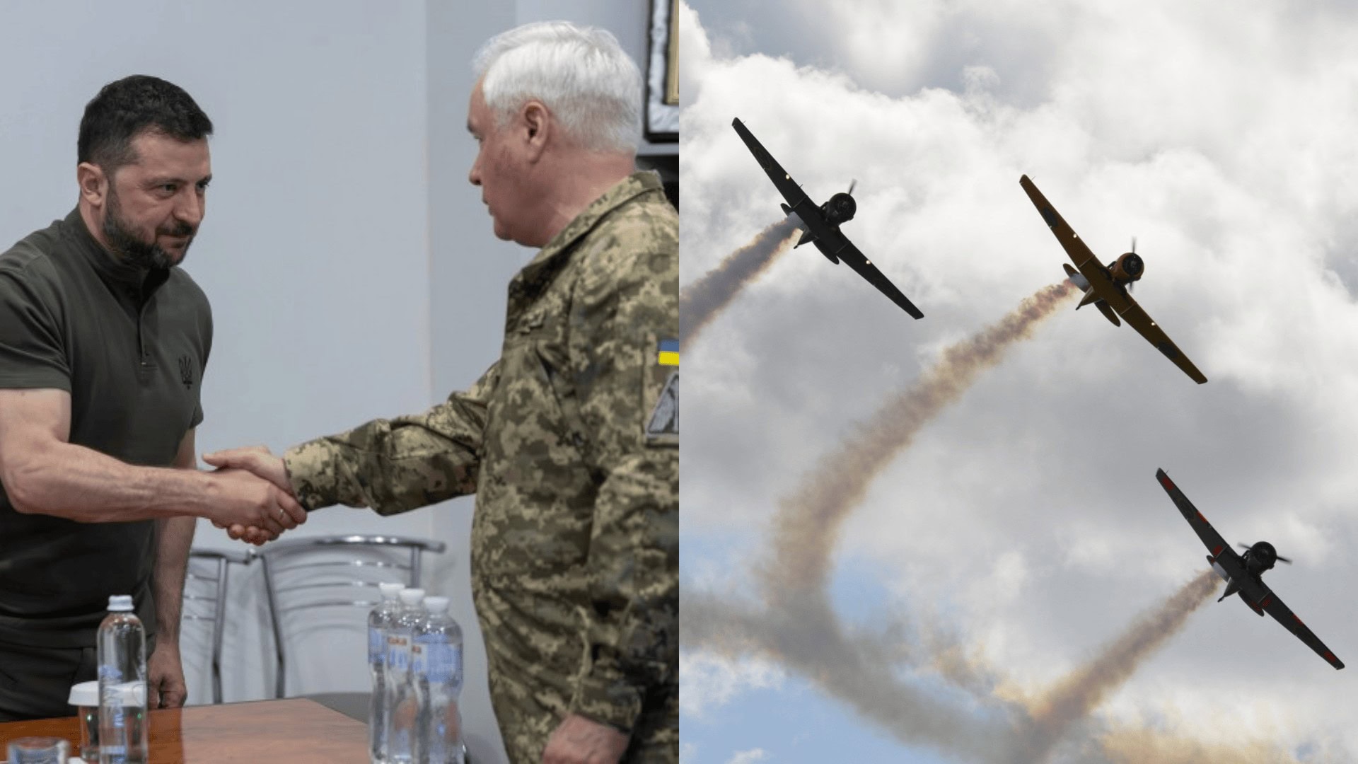 Zelenskyj, ukrajinské letectvo