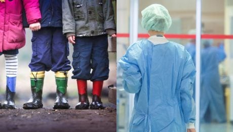 žltačka, deti, nemocnica