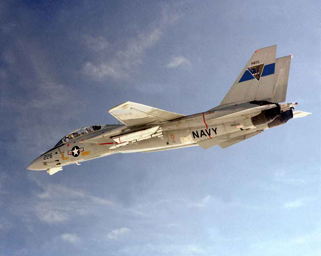 Grumman F-14 Tomcat carrying an AMRAAM