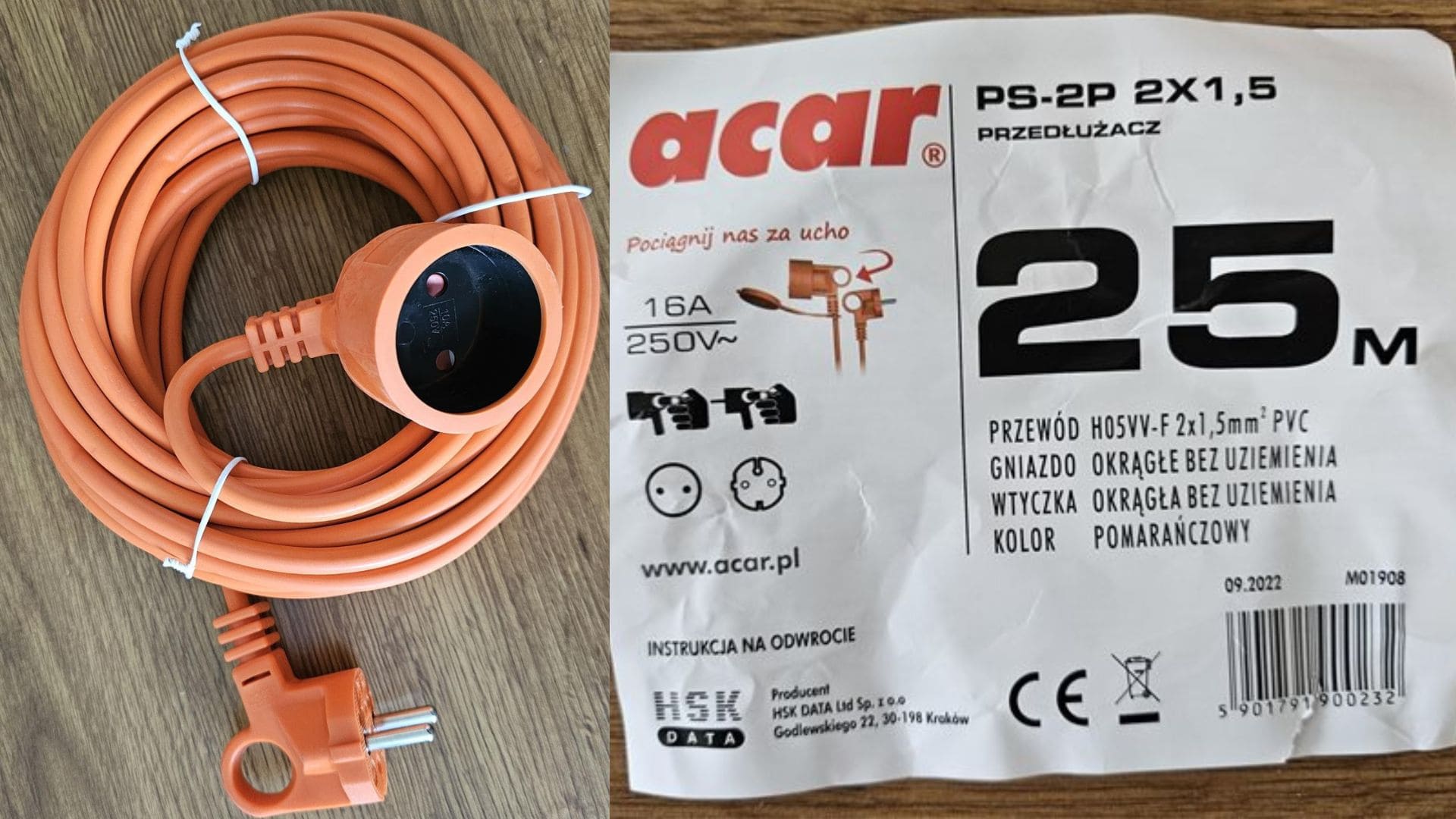 predlžovacie prívody acar