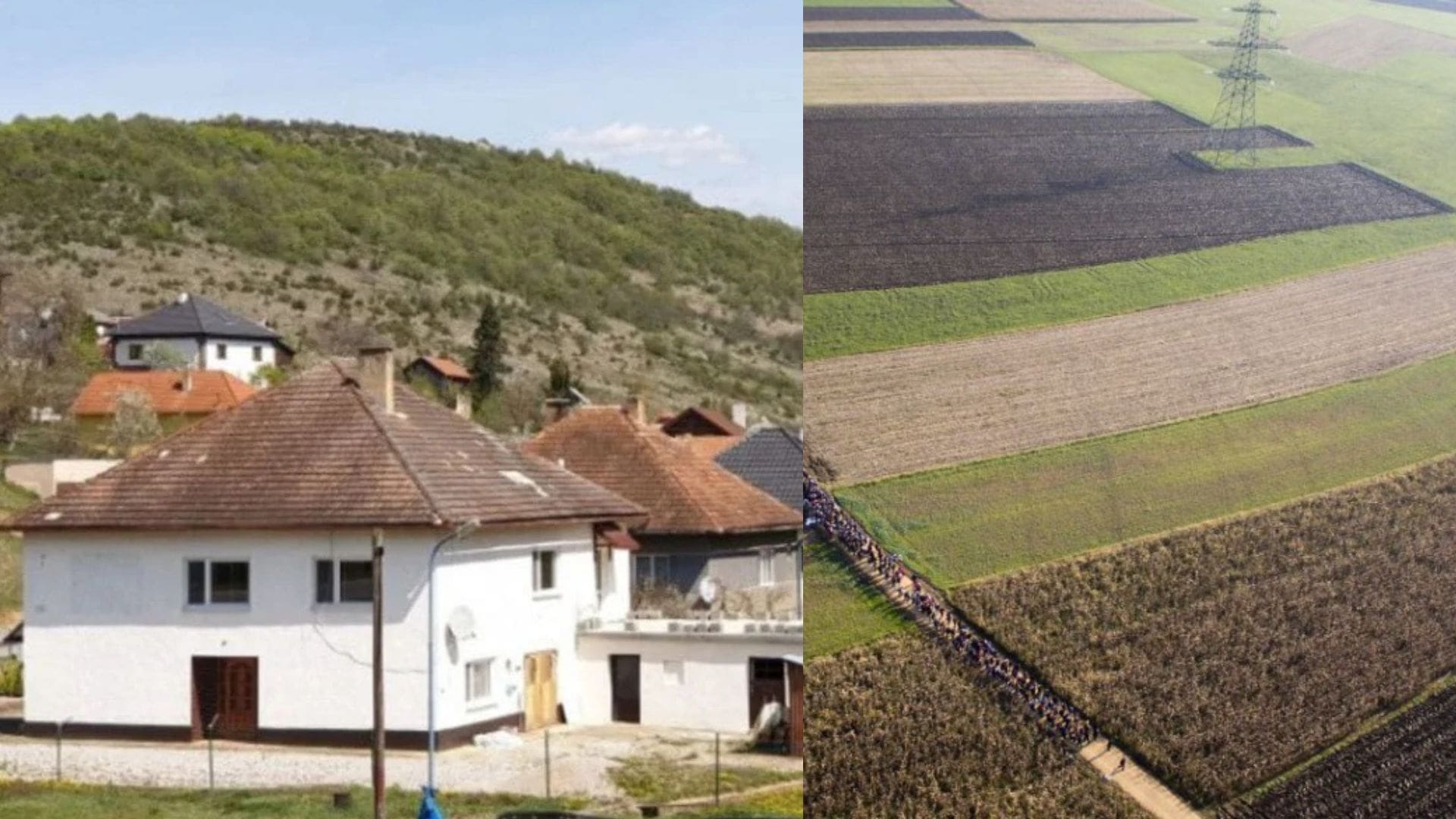 Rodinné domy, orná pôda